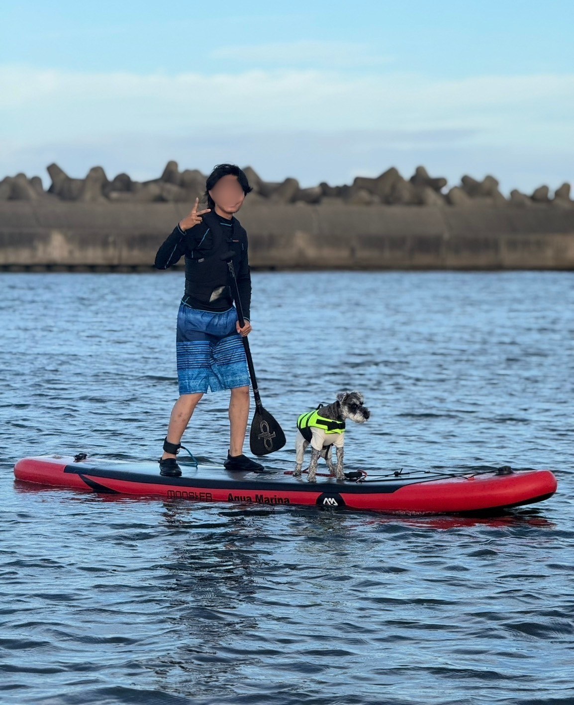 SUP体験（わんこと一緒）